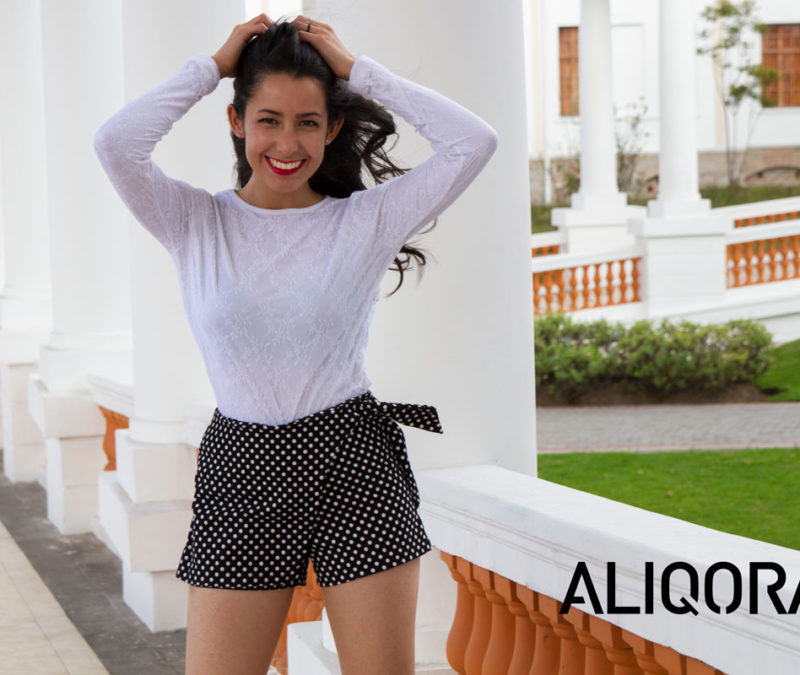 Blusa de randa con short